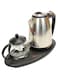 Electric Kettle 2.2 L &amp; Teapot 1.2 L Coffee Maker Set/Fast Heating Glass Teapot, Portable Electric Kettle, 2200W for Home, Office, 360&deg;