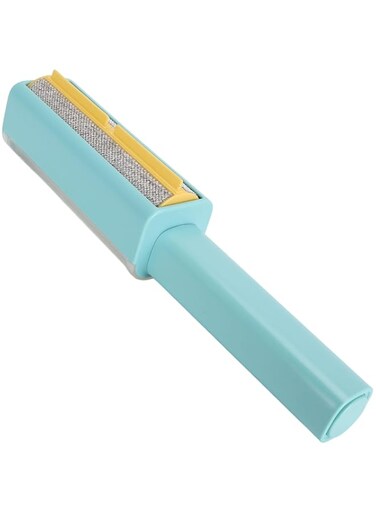 Jectse Pet Hair Roller, 2 in 1 Design, Multi Functional Pet Hair Remover Roller, Comfortable Handle, Easy to Carry, Sturdy and, for Furniture, Carpet, Clothing, Bedding (Turquoise