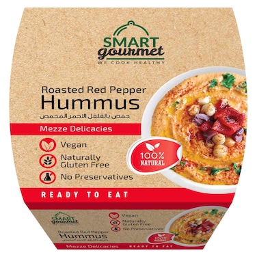 Smart Gourmet Red Pepper Hummus, 225g