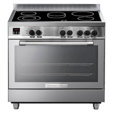 Tecnogas Superiore - Ceramic Cooker 90/60cm, 133L Electric Oven With Convection Fan, N1X96EVTC , 1 Year Warranty, Made In Italy
