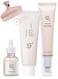 Beauty Of Joseon Glow Renewal Trio &amp; Face Scrubber - Revitalizing Revive Eye Serum with Ginseng &amp; Retinal, Brightening Glow Deep Serum, And Protective Sunscreen Rice Probiotics SPF50+ PA++++