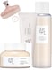 Beauty Of Joseon Radiant Glow Pack &amp; Face Scrubber - Ground Rice &amp; Honey Mask - Glow Replenishing Rice Milk - &amp; Relief Sun with Probiotics Set For A Nourished, Protected, And Radiant Complexion