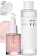 Anua Brightening And Soothing Skincare Set - 77 Soothing Toner And Peach 70% Niacinamide Serum For Hydrated - Even-Toned - And Radiant Skin - Face Scrubber - 280ml