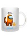 Saudi Arabic Among Us Printed Coffee Mug White/Orange/Blue