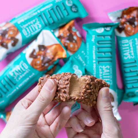 Fulfil Chocolate Salted Caramel Vitamin and Protein Bar 55g