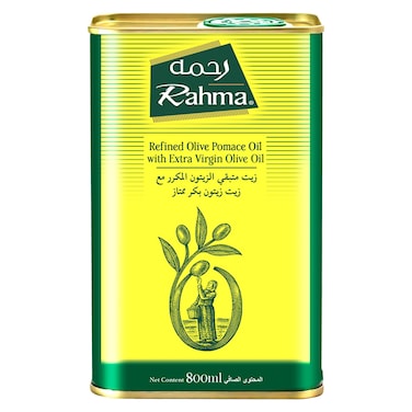 رحمة زيت زيتون بوميس علبة، 800 ملل