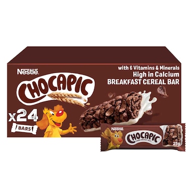Nestle Chocapic Chocolate Cereal Bar, 25g Pack of 24
