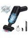 Car Handheld Vacuum Cleaner,Mini Wet Dry Vacuum Cleaner, Cordless and Portable Handheld Vacuum For Car/Home/Office/Pet Hair Travel Cleaning, USB Rechargeable, 9000PA Powerful Suction(Black)