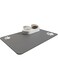 X spring Pet Feeding Mat, Non Slip Washable Dog Food Mat for Food and Water Bowl, Quick Dry Water Dispenser Mat with Waterproof Rubber Backing, Water Absorbent Mat for Dog and Cat 50x30 cm