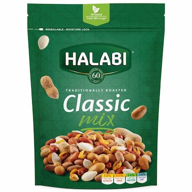 Halabi Classic Mix Traditionally Roasted Nuts, 75g