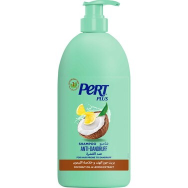 Pert Plus Anti-Dandruff Shampoo with Coconut Oil and Lemon Extract, 1L