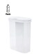 2-Grid Cereal Dispenser Jar With Lid White 19.5x23x9.5cm