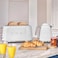 Smeg 50's Style Electric Kettle KLF03WHUK, 3000 W, 1.7 L, White, Stainless Steel, Glossy Finish