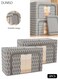 Clothes Storage Box, Oxford Cloth Large Capacity Closet Storage Organizer, Foldable Steel Frame Storage Box with Clear Window and Portable Handle,Waterproof Storage Bins for Bedding, Blankets, Pillows, Toys, Books,Clothes