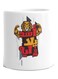Print Printed Ceramic Mug White/Red