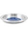 Vague Round Aluminium Kunafa Tray, 36 cm Size, Silver