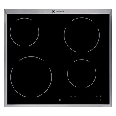 إلكترولوكس موقد سيراميك EHF6240XOK، 6500 واط، 60 سم، كهربائي، أسود