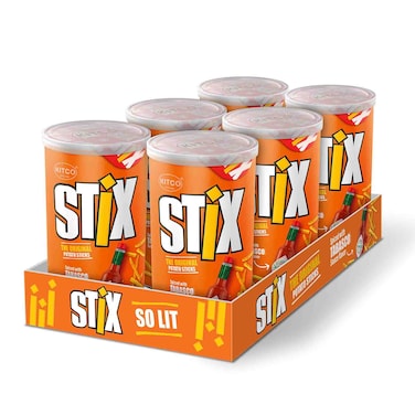 كيتكو ستيكس أصابع بطاطس بنكهة صلصة تاباسكو، الأصلية، متبلة، 40 غرام، حزمة من 6 قطع