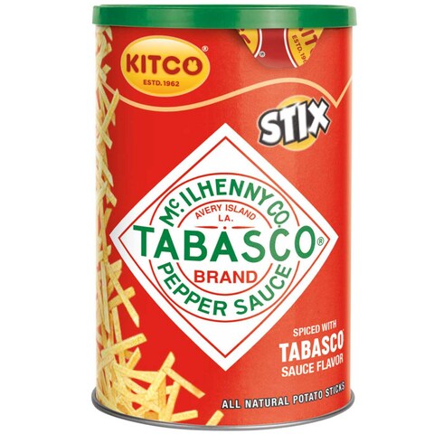 Kitco Stix Tabasco Pepper Sauce Potato Sticks, 45g