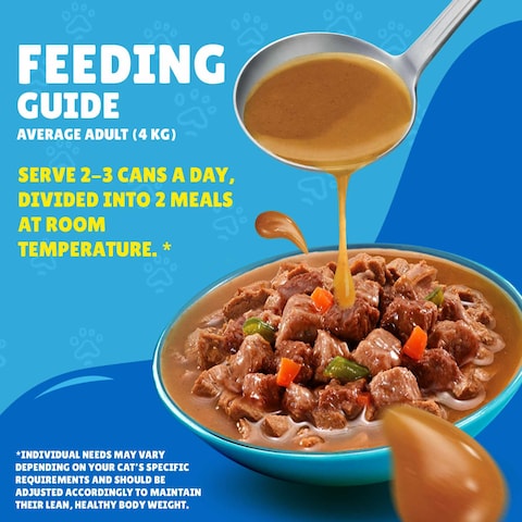 Purina Friskies Salmon, Tuna and Vegetables in Gravy Wet Cat Food, 400g