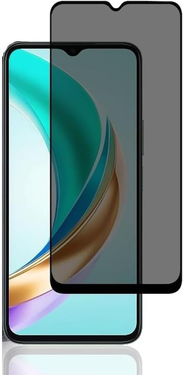 For Honor X6b Screen Protector HD Transparent Scratch-resistant Tempered glass screen protector For Honor X6b 2024 (5D Privacy Glass)