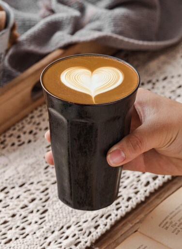 Ceramic Coffee Mug, Tea Mug for Drinks, Cappuccino, Latte, Espresso 380ml