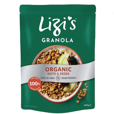 Lizi's Nuts and Seeds Organic Granola, 400g