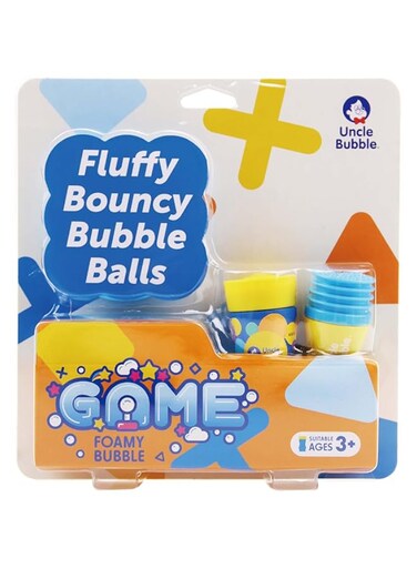 Uncle Bubble Game Foamy Bubble - Fluffy Bouncy Bubble Balls! Blow a Fluffy Ball and Pass Them to a Friend, Juggle Them and Play Them in The Air.