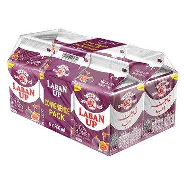 Buy Safa Laban Up Fig and Honey Laban Drink, 200ml Pack of 6 Online ...