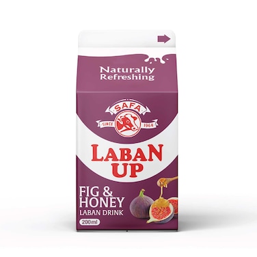 Safa Laban Up Fig and Honey Flavored Laban Drink, 200ml