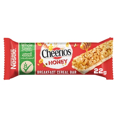 Nestle Honey Cheerios Breakfast Cereal Bar, 22g