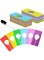 Vantasii 30 PCS Closet Rack Dividers, 6 Colors Rectangular Clothing Hanger Dividers with a Bonus Marker, Writable &amp; Reusable for Sorting Clothes Size, Color Brand