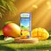 Lacnor No Sugar Added Mango Juice, 180ml Pack of 8