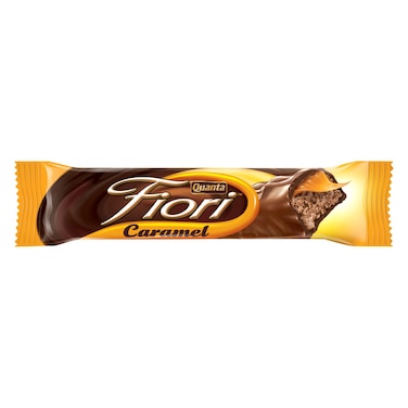 Quanta Fiori Caramel, Creamy Milk Chocolate with Cocoa Rich Whipped Nougat and Soft Caramel, 30g