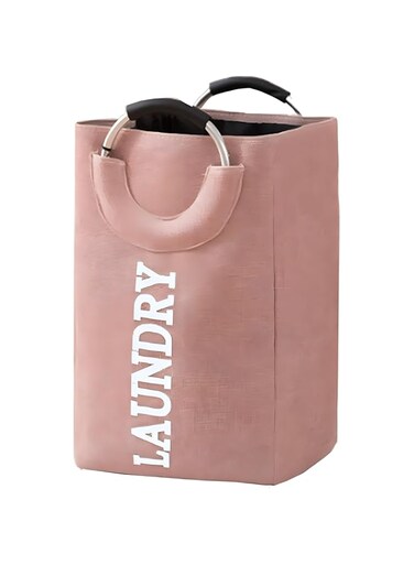 HOME DWELL Aluminum Handle Laundry Bag - 37 x 27 x 57 cm for Convenient Carrying and Storage
