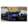 Electrolux 4 Burner Glass Gas Hob KGG6438K, 6500 W, 60 cm, Hob2Hood, Black
