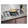 Electrolux 5 Burner Gas Hob KGS9536X, 12800 W, 86 cm, Save Energy and Cook Quicker, Stainless Steel