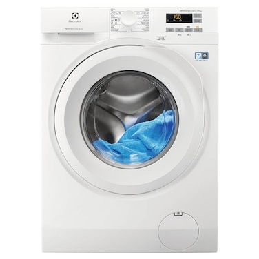 Electrolux Front Load Washer EW6F5722BB, 7 kg, Eco Time Manager, 1200 rpm, 0.727 kWh, White