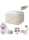 U-HOOME Space Saving Self Compression Organizer,2024 New Compression Duvet Storage Bag Large Capacity,Self Compression Moving Organizer Bags Moving Bags for Comforters,Clothes,Blankets (Beige, XL)