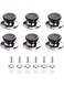 Duomama Enhance Your Cookware: 6 Universal Pot Lid Knobs - Replacement Handles for Casserole Glass Pot Lids. Upgrade Your Kitchen with Durable and Stylish Cookware Accessories