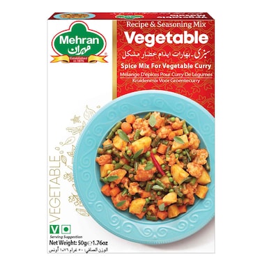 Mehran Vegetable Masala Powder, 50g
