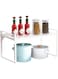 KUKUMAJI Expandable Cabinet Shelf Organizer Rack 35 to 65cm,Kitchen Cabinet Organizer Shelf, Adjustable Organizer Riser for Kitchen Cabinet Pantry Cupboard Under Sink Countertop