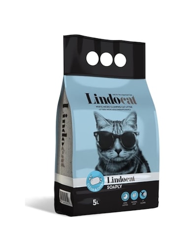 LindoCat White Bentonite Soaply - 5 L (Scented)