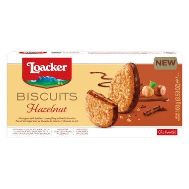 Loacker Nut Selection Hazelnut Biscuits, 100g