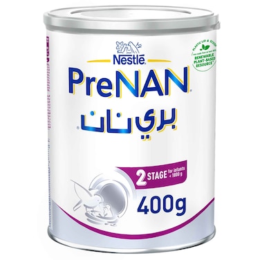Nestle PreNAN Stage 2 Infant Formula for Premature and Low Birth Weight Infants, 400g