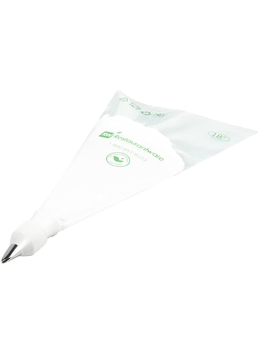 Restaurantware Cake Decorating Icing Tip, Cupcake Piping Tip - #113 Leaf - Stainless Steel - 1ct -