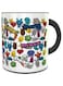 imPRESS Color Changing Heat Sensitive Coffee Mug with Peace Love and Party Design