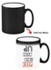Color Changing Heat Sensitive Ceramic Mug, Image Revealed When HOT Liquid is Added! Keep your head up