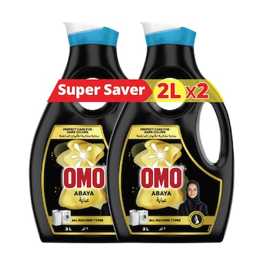 OMO Liquid Detergent Black 2L Pack o f 2
