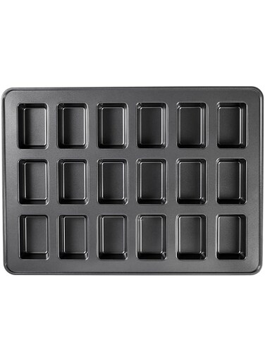 Wilton Perfect Results Premium Non-Stick Bakeware Mini Loaf Pan, 18-Cavity
